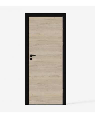 "NOVA 10" Gray oak halifax, Internal doors. Rebated