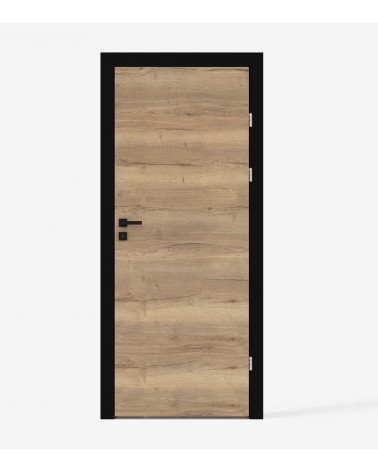 "NOVA 10"  Natural oak halifax, Internal doors. Rebated