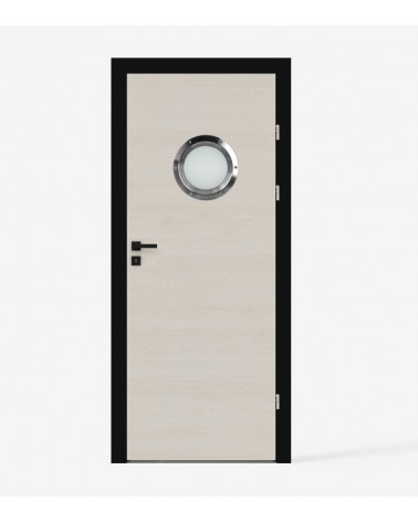 "NOVA 30" White elm, Internal doors. Rebated