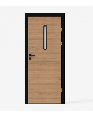 "NOVA 40" Natural elm, Internal doors. Rebated