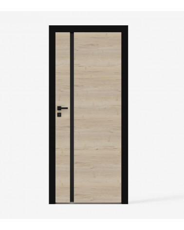 "VETRO E" Gray oak halifax, Internal doors