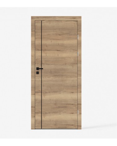 "NOVA 60" Natural oak halifax, Internal doors. Rebated