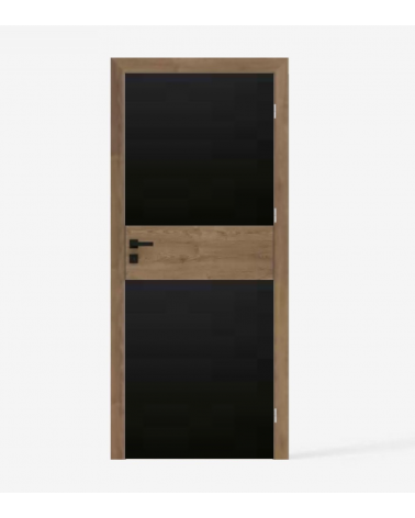 "RIVIA 10" Internal doors. Rebated. Black