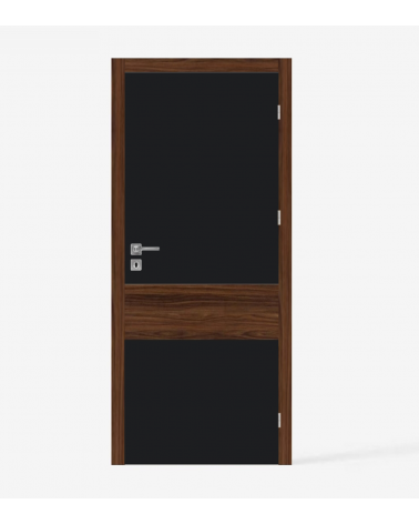 "RIVIA 110" Internal doors. Rebated. Black