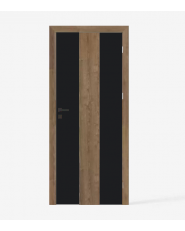 "RIVIA 120" Internal doors. Rebated. Black