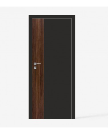 "RIVIA 70" Internal doors. Non-rebated. Black