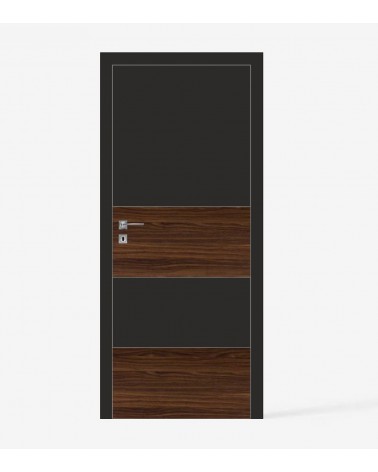 "RIVIA 90" Internal doors. Non-rebated. Black