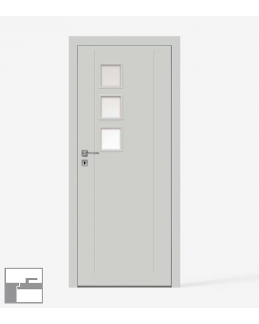 "BINITO 11" Internal doors. Inverted-rebate