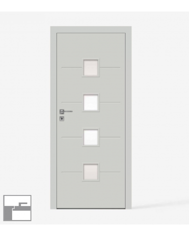 "BINITO 23" Internal doors. Inverted-rebate