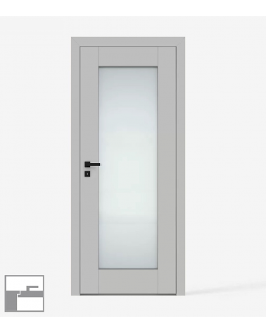 "ESTRA 6" Internal doors. Inverted-rebate