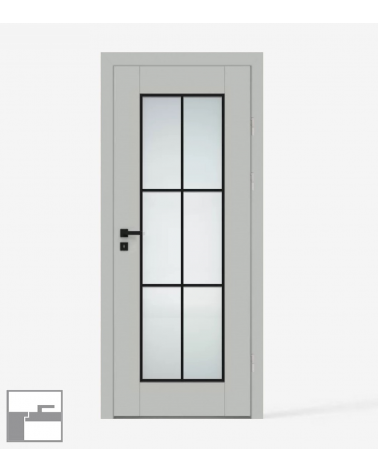 "ESTRA 7" Internal doors. Inverted-rebate