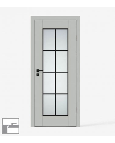 "ESTRA 8" Internal doors. Inverted-rebate