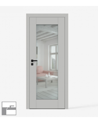 "ESTRA 10" Internal doors. Inverted-rebate