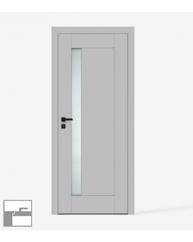 "ESTRA 11" Internal doors. Inverted-rebate