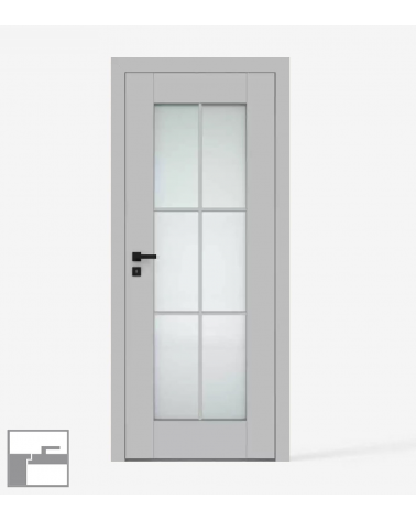 "ESTRA 12" Internal doors. Inverted-rebate