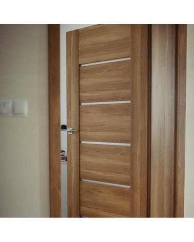 "AURI 0" Interior Double Doors. Rebated