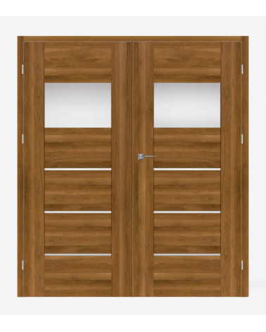 "AURI 1" Interior Double Doors. Rebated