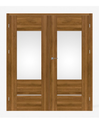 "AURI 3" Interior Double Doors. Rebated