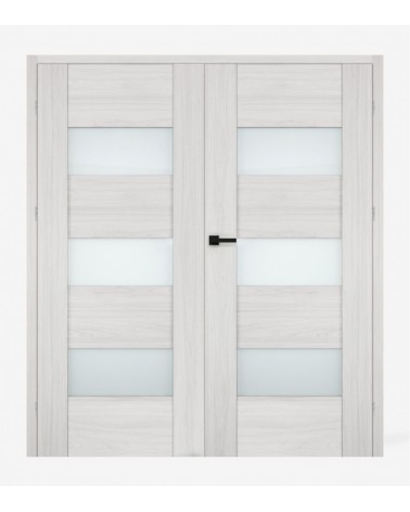 "SOLTE 3" Interior Double Doors. Rebated