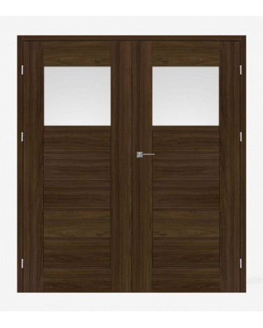 "PREMIUM 5" Interior Double Doors. Rebated