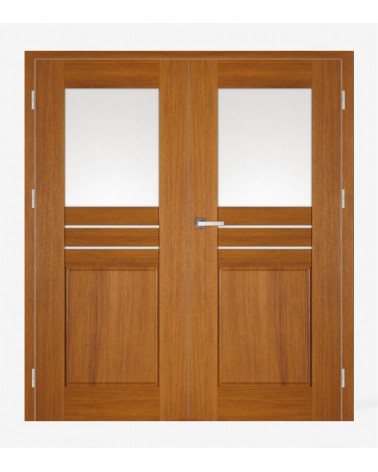 "PIANO 2" Interior Double Doors. Rebated