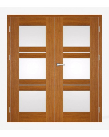 "PIANO 4" Interior Double Doors. Rebated