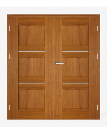 "PIANO 6" Interior Double Doors. Rebated