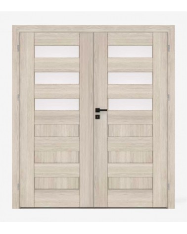 "SCALA A3" Interior Double Doors. Rebated