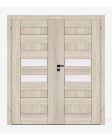 "SCALA A6" Interior Double Doors. Rebated