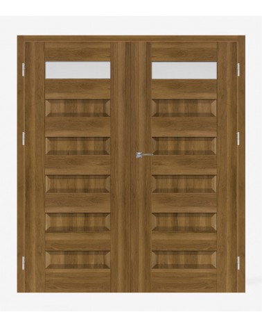 "SCALA B1" Interior Double Doors. Rebated