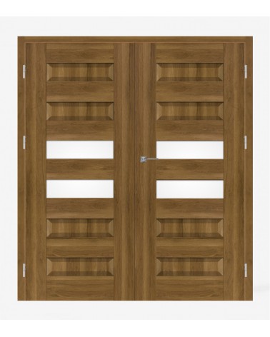 "SCALA B6" Interior Double Doors. Rebated