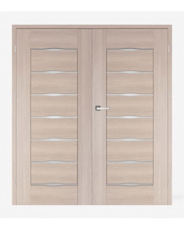 "VERANO 0" Interior Double Doors. Rebated