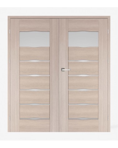 "VERANO 1" Interior Double Doors. Rebated