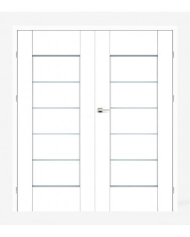 "VERSO 0" Interior Double Doors. Rebated