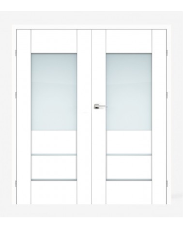 "VERSO 2" Interior Double Doors. Rebated