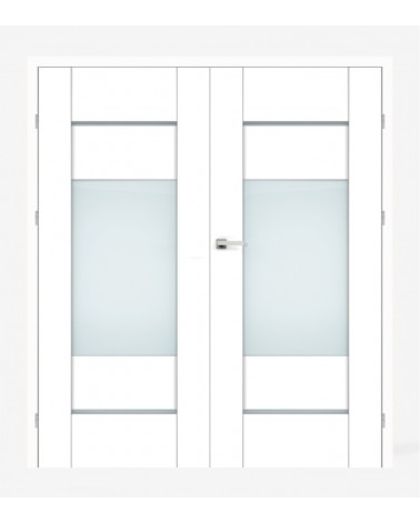 "VERSO 4" Interior Double Doors. Rebated