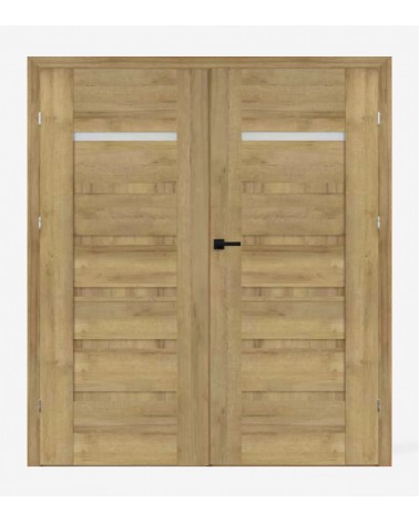 "VICO 5" Interior Double Doors. Rebated