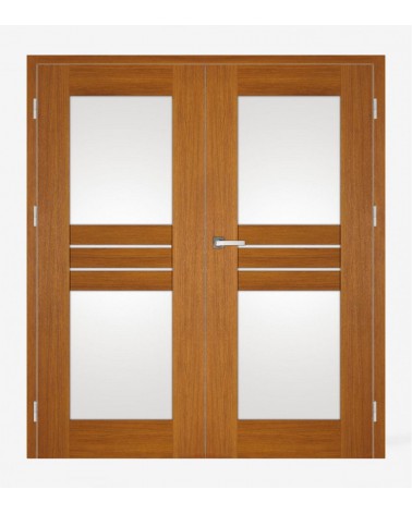 "PIANO 3" Interior Double Doors. Rebated