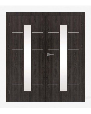 "GALERIA ALU 21" Interior Double Doors. Rebated