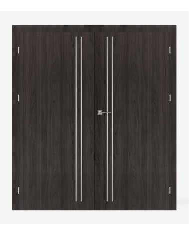 "GALERIA ALU 50" Interior Double Doors. Rebated