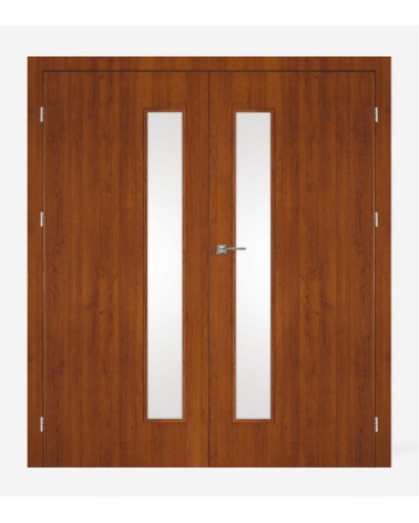 "DECO 10" Interior Double Doors. Rebated