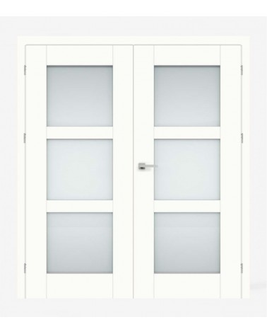 "BERGE 4" Interior Double Doors. Rebated