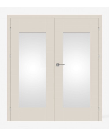 "EVEN 3" Interior Double Doors. Rebated