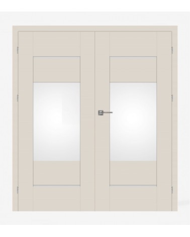 "EVEN 4" Interior Double Doors. Rebated