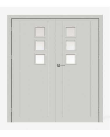 "BINITO 11" Interior Double Doors. Rebated