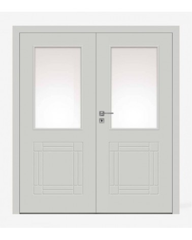 "BINITO 110" Interior Double Doors. Rebated