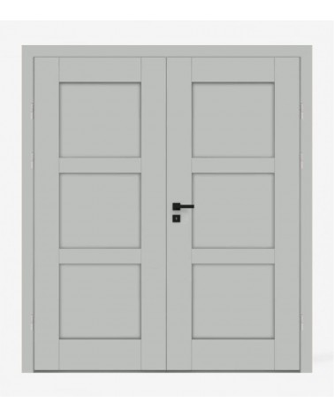 "ESTRA 1" Interior Double Doors. Rebated