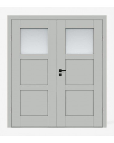 "ESTRA 2" Interior Double Doors. Rebated