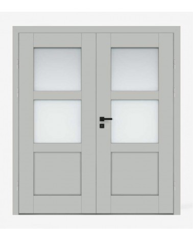 "ESTRA 3" Interior Double Doors. Rebated