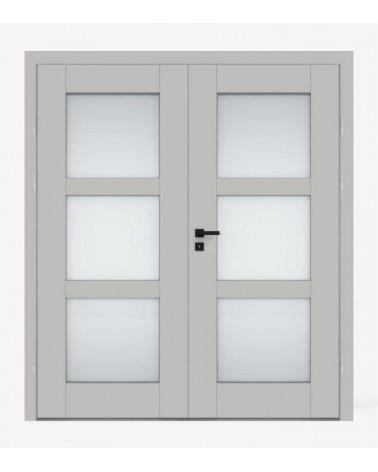 "ESTRA 4" Interior Double Doors. Rebated